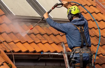 Démoussage et hydrofuge de toiture à Woincourt